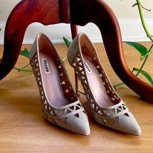 Dune London Taupe Heels